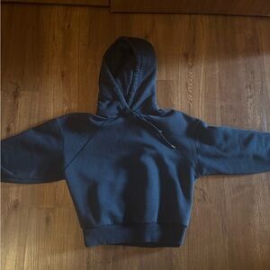 Everlane Cropped black Hoodie